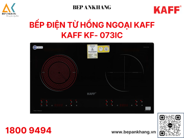 Bếp Kính Âm 2 Vùng Nấu 1 Từ 1 Hồng Ngoại KAFF KF- 073IC - Made in Germany